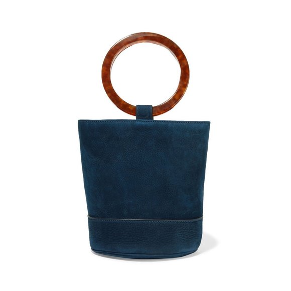 Simon Miller "Bonsai" Bag in Navy Suede - Picture 5 of 5